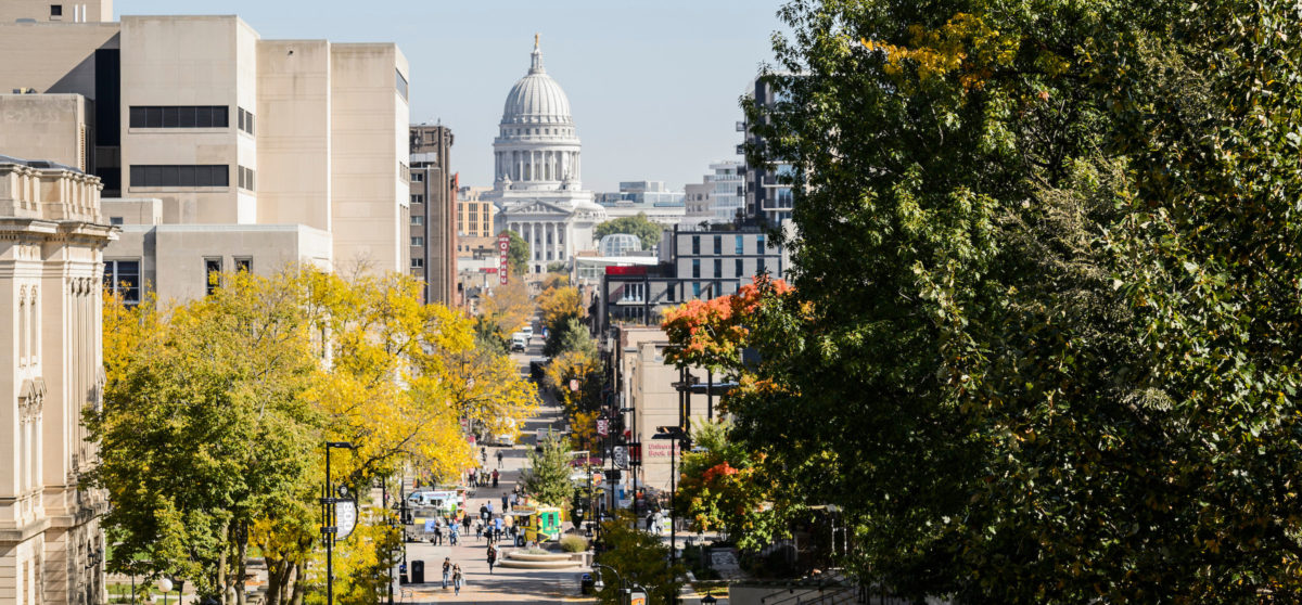 Library Mall from Bascom Hill
